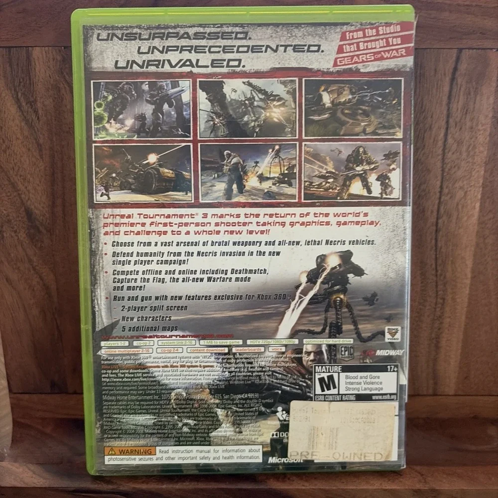 Unreal Tournament XBOX 360 CIB